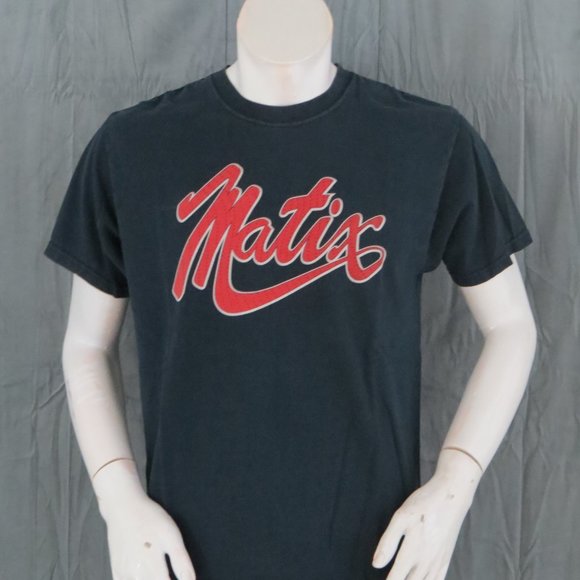 Vintage Skateboard Shirt - Matix Red Script - Men's Large - Picture 3 of 8